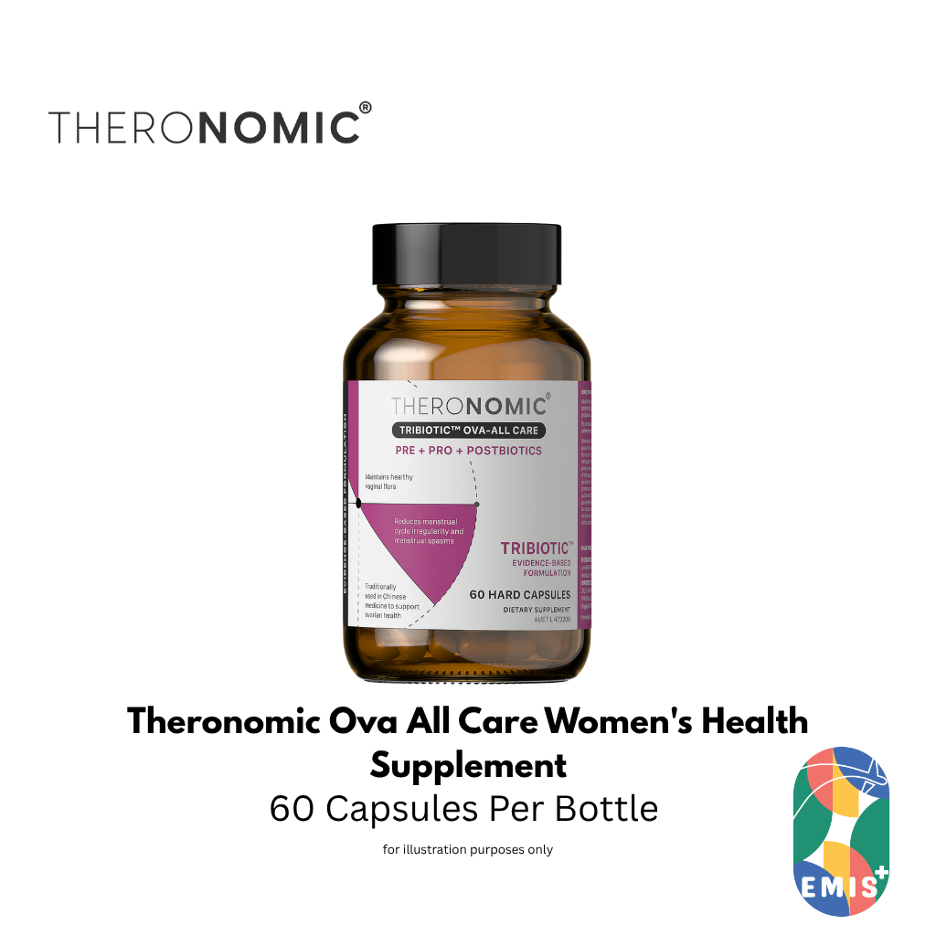 Theronomic Ova All Care 60 Capsules Women’s Reproductive and Intimate Wellness Support — product image 2, EMIS+ Singapore medical supplies