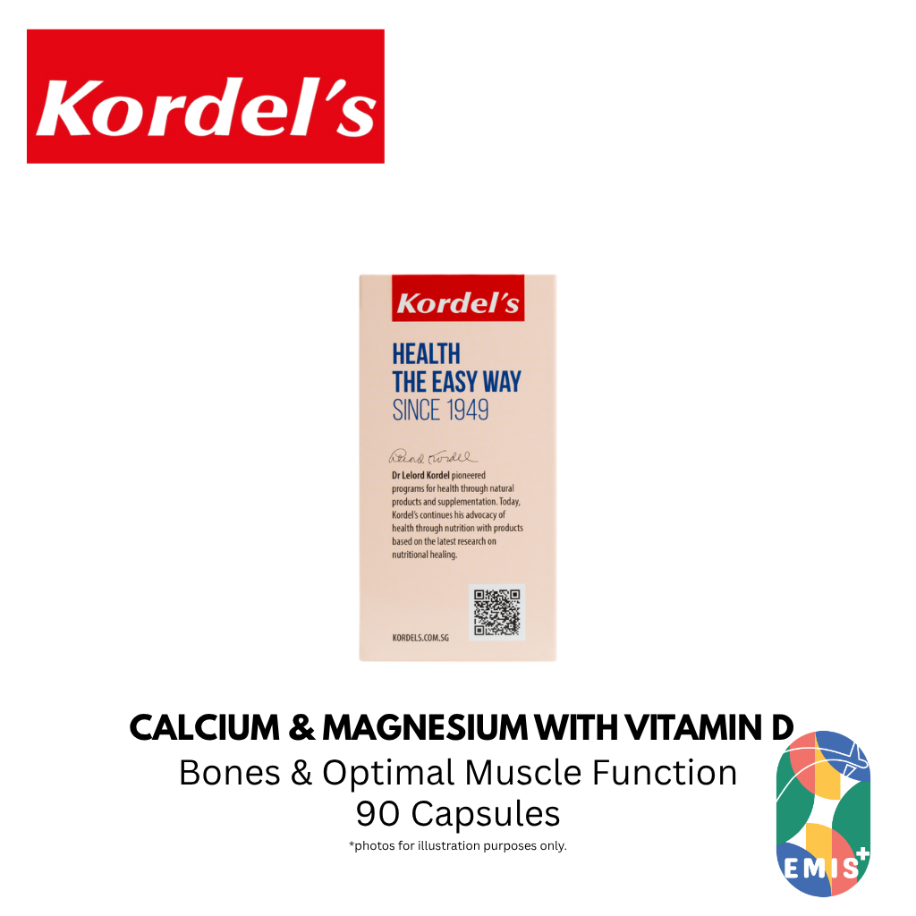 KORDEL’S CALCIUM & MAGNESIUM WITH VITAMIN D – product image 5 | EMIS+ Singapore