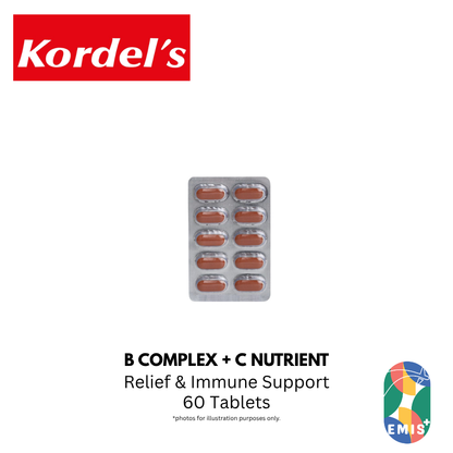 KORDEL’S B COMPLEX + C NUTRIENT SUPPORT DURING STRESSFUL TIMES – product image 3 | EMIS+ Singapore