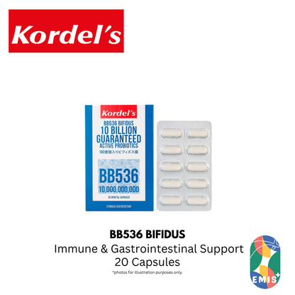 KORDEL’S BB536 BIFIDUS 10 BILLION ACTIVE PROBIOTICS | EMIS+ Singapore medical supplies
