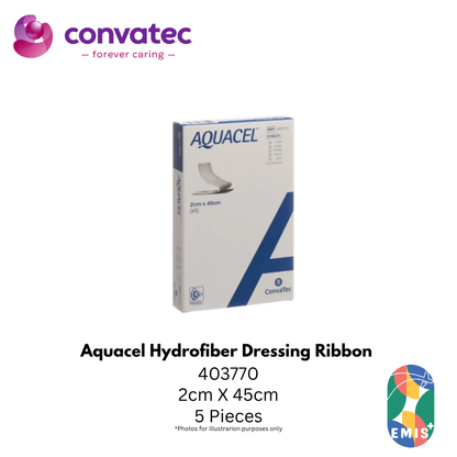 ConvaTec Aquacel Hydrofiber Dressing Ribbon 403770 for Chronic and Cavity Wounds – Buy in Singapore | EMIS+ Medical Supplies