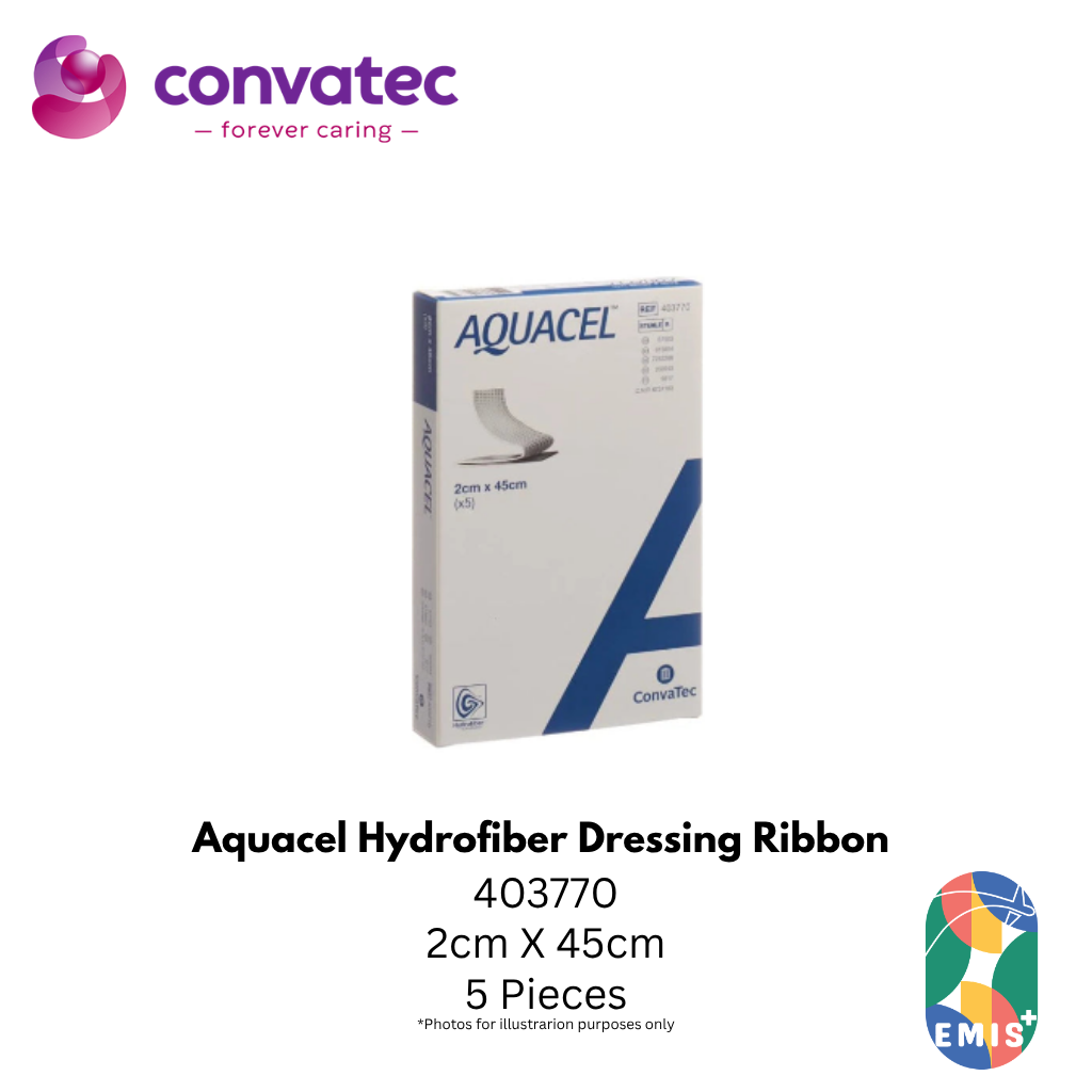 Convatec Aquacel Hydrofiber Dressing Ribbon with Strengthening Fiber [403770] – buy online from EMIS+ Singapore medical supplies