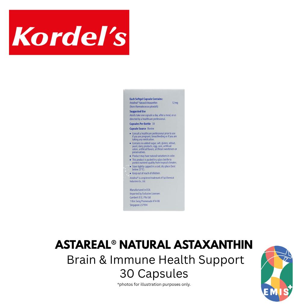 KORDEL’S ASTAREAL® NATURAL ASTAXANTHIN 12 mg – product image 6 | EMIS+ Singapore