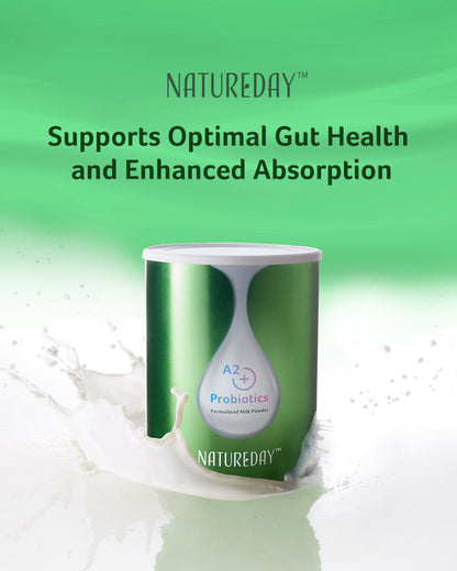 NATUREDAY A2+ Probiotics Milk Powder*3 tins Free Shine Greens 6 sachets