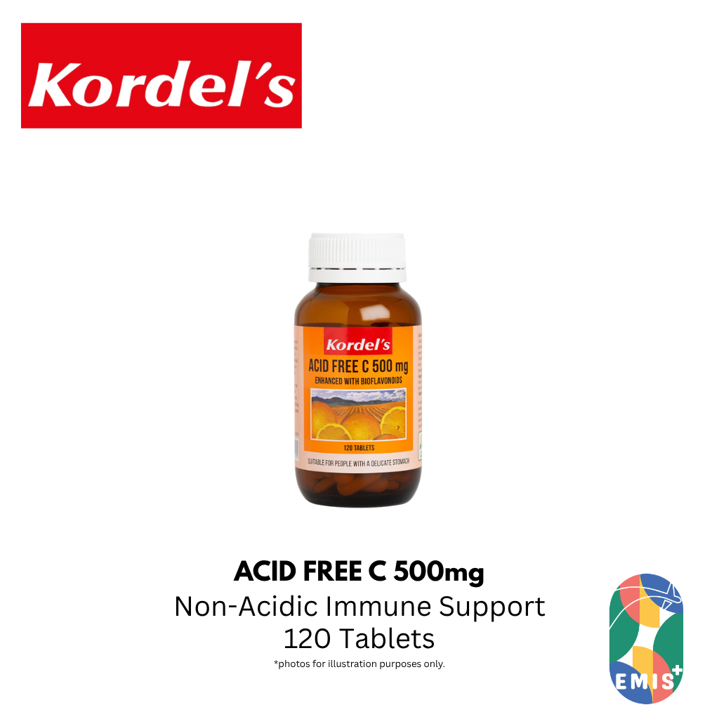 KORDEL’S ACID FREE C 500 mg ENHANCED WITH BIOFLAVONOIDS – product image 3 | EMIS+ Singapore