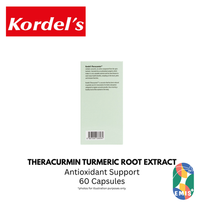 KORDEL’S THERACURMIN™ TURMERIC ROOT EXTRACT – product detail view 6 | EMIS+ Singapore medical supplies
