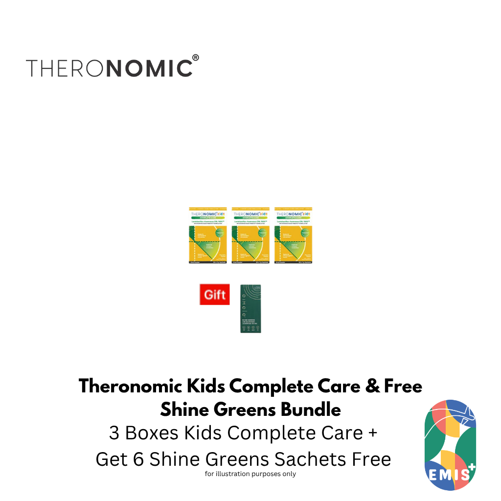 Bundle Sales Theronomic Kids Complete Care Buy 3 Boxes Get Shine Greens 6 Sachets Free | EMIS+ Singapore medical supplies