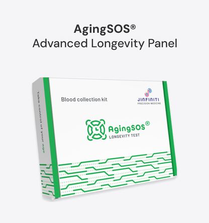 AgingSOS® Advanced Longevity Panel - CLIA-Certified Health Test Kit