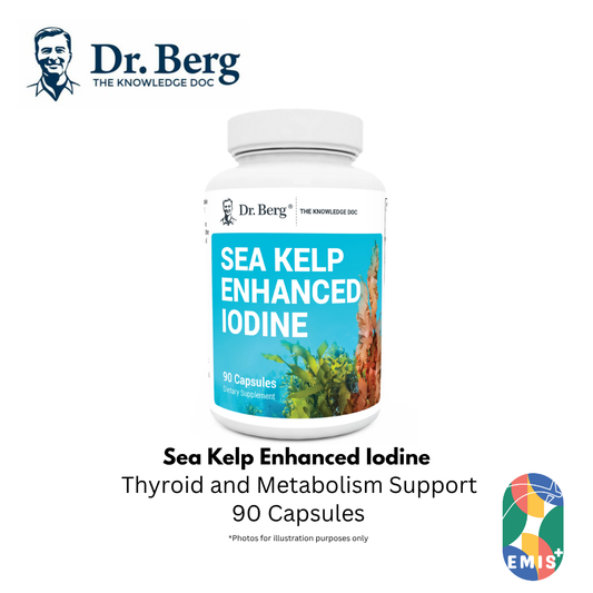 Dr. Berg Sea Kelp Enhanced Iodine - Premium Support - 90 Capsules — buy online at EMIS+ Singapore