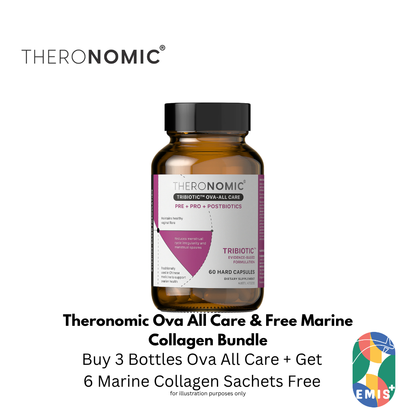 Bundle Sales Theronomic Ova All Care 60 Capsules Buy 3 Bottles Get Marine Collagen 6 Sachets Free (image 4)