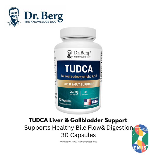 Dr Berg TUDCA: Advanced Liver & Gallbladder Support - 250 mg Capsules — buy online at EMIS+ Singapore