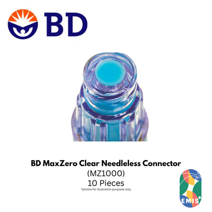 BD MAXZERO CLEAR NEEDLELESS CONNECTOR (MZ1000) — product image 2, EMIS+ Singapore medical supplies