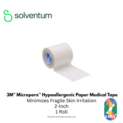3M Micropore Hypoallergenic Tape 1530 2 inch Without Dispenser - view 1