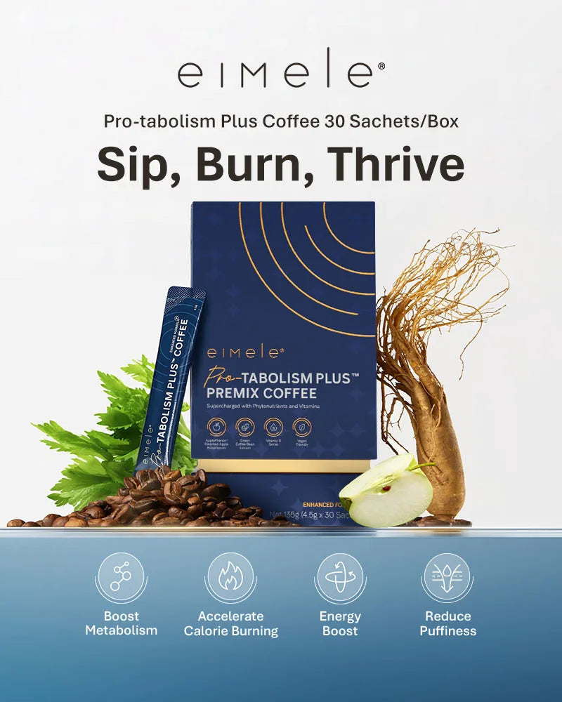 eimele Calibrate Reds 30 sachets*2 packs+Coffee Pro*2 packs+Shine Greens H