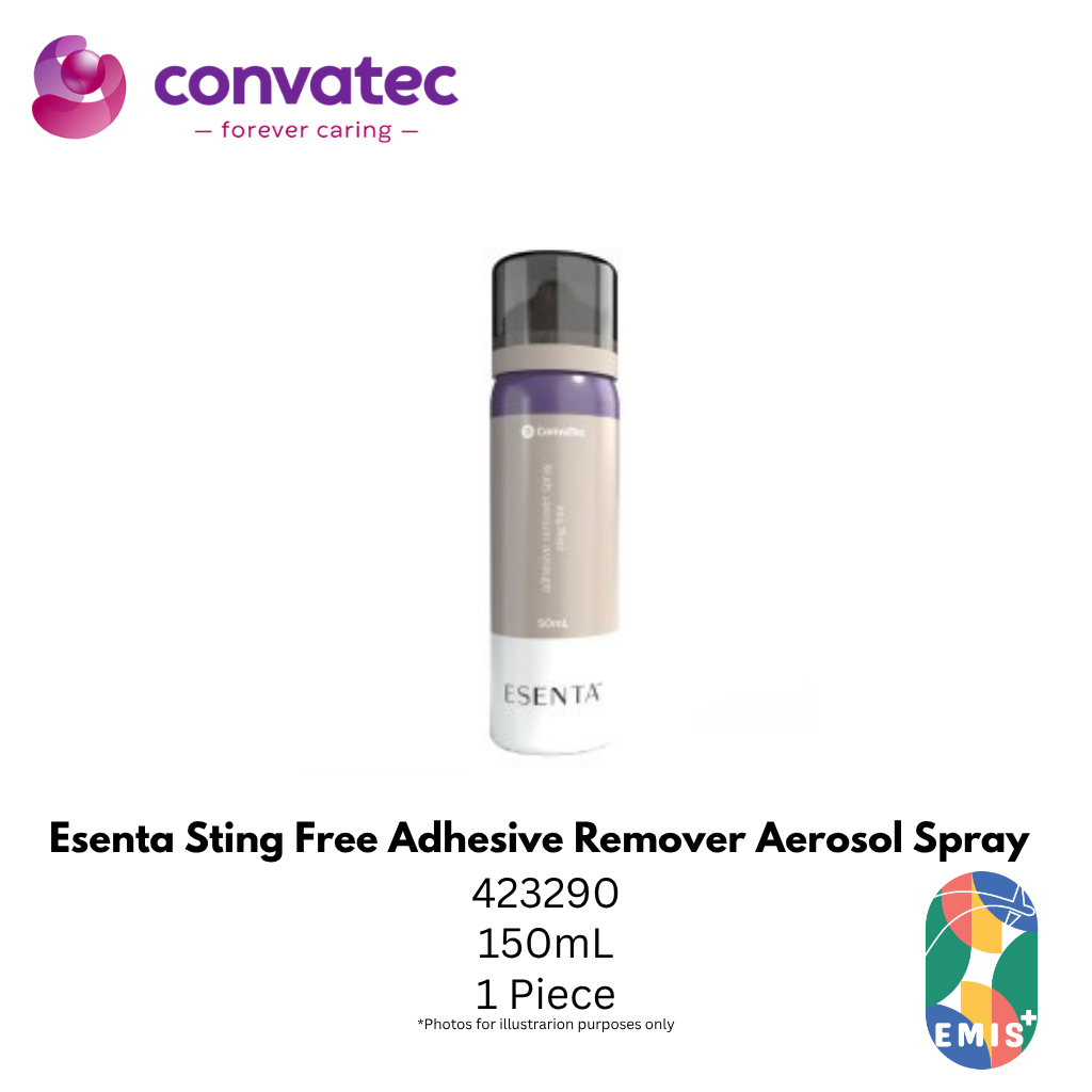 Convatec Esenta Sting Free Adhesive Remover Aerosol Spray (150ml) product image 3 – EMIS+ Singapore