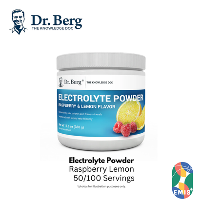 Dr. Berg Electrolyte Powder with 1000 mg of Potassium and Magnesium - Ultimate Hydration Support