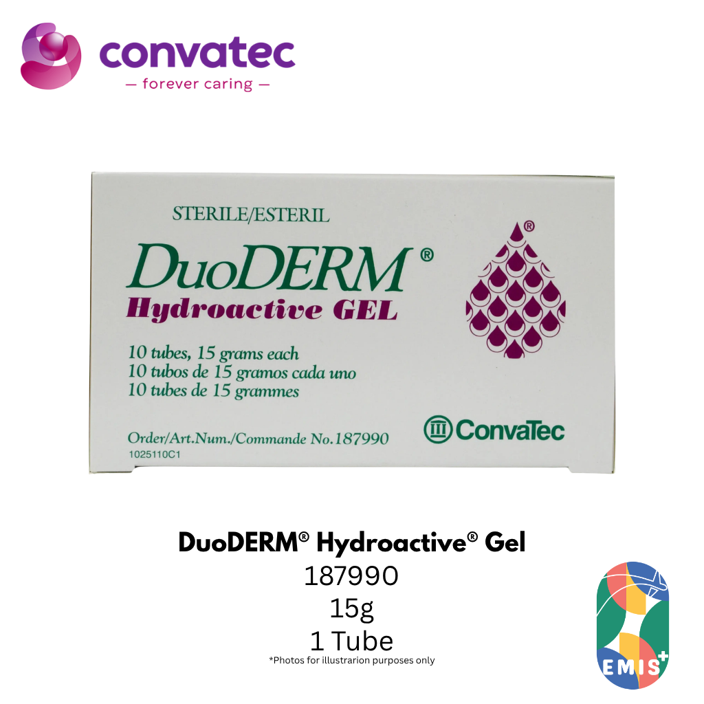 [Per tube] 187990 Convatec Duoderm Hydroactive Sterile Gel 15G product image 3 – EMIS+ Singapore