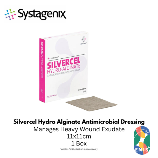 3M Systagenix Silvercel Hydro-Alginate Dressing 11x11cm — Medical Equipment available at EMIS+ Singapore (emis.asia)