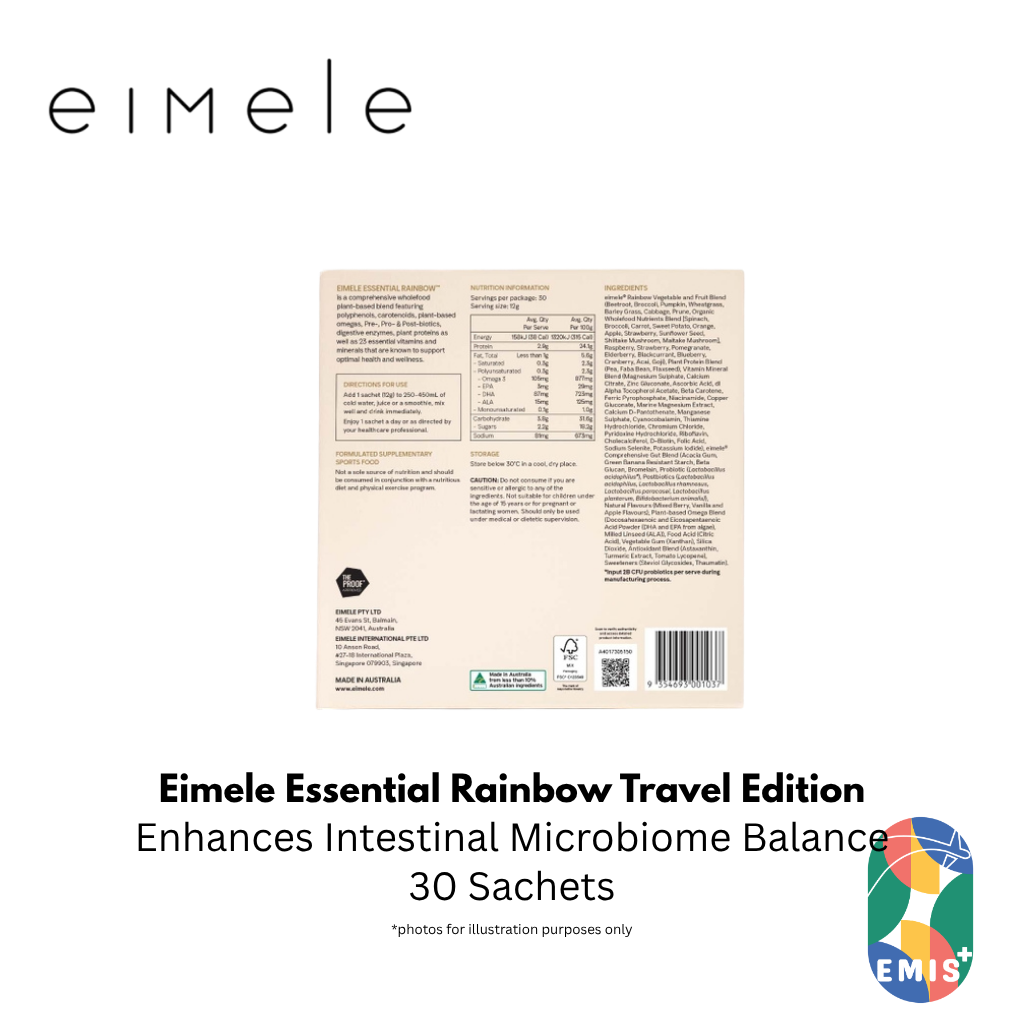 Eimele Essential Rainbow Travel Edition - Daily Superfood Powder