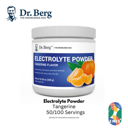 Dr. Berg Electrolyte Powder with 1000 mg of Potassium and Magnesium - Ultimate Hydration Support