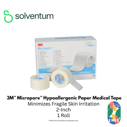 3M Micropore Hypoallergenic Tape 1530 2 inch Without Dispenser - view 3