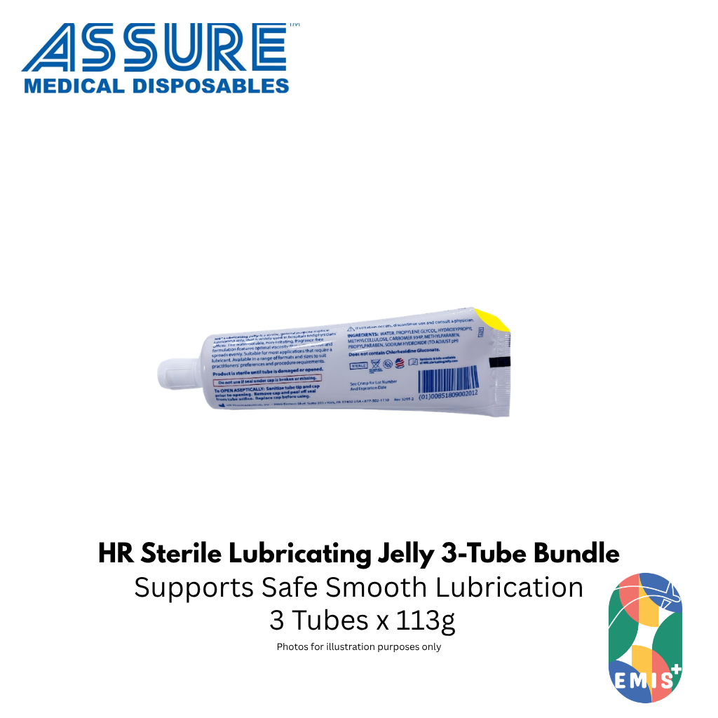 Bundle of 3 HR Sterile Lubricating Jelly Flip Top Tube 113g (image 3)