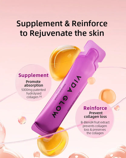 Vida Glow Collagen Liquid Advance *2+Marine Collagen*1 Free Marine Collage