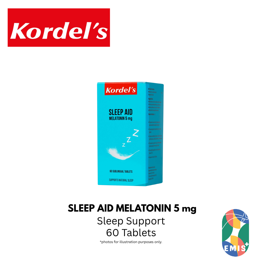 KORDEL’S SLEEP AID MELATONIN 5 mg – product detail view 3 | EMIS+ Singapore medical supplies