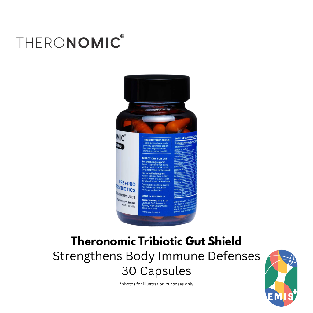 Theronomic Tribiotic Gut Shield — Vitamins & Supplements, product view 3 | EMIS+ Singapore