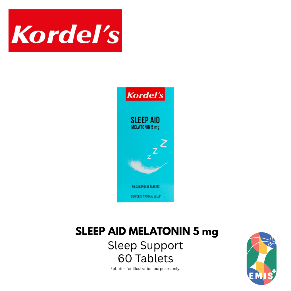 KORDEL’S SLEEP AID MELATONIN 5 mg – product detail view 4 | EMIS+ Singapore medical supplies