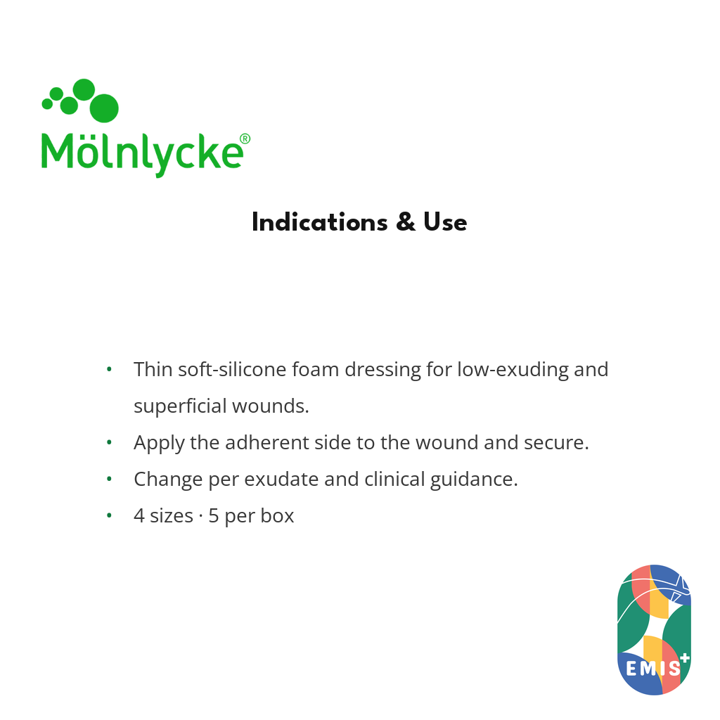 Mepilex Lite Thin Foam Dressing