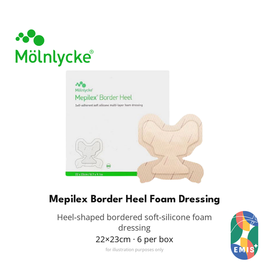 Mepilex Border Heel Foam Dressing