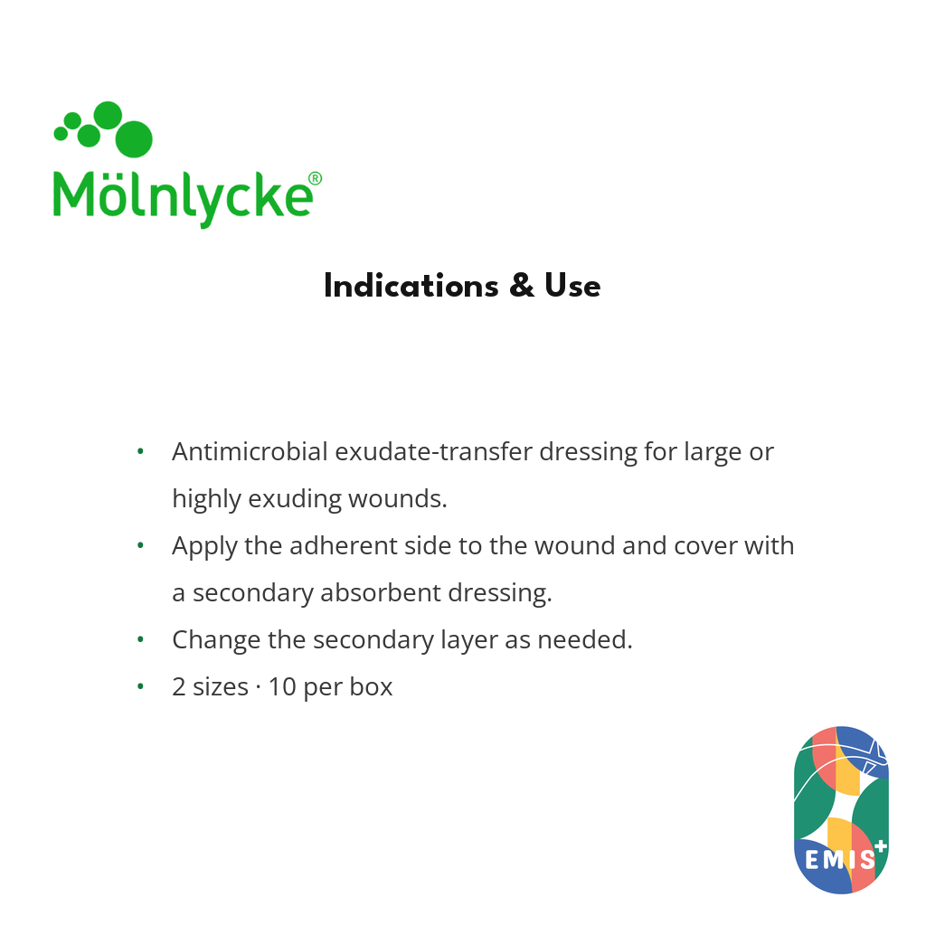 Mepilex Transfer Ag Antimicrobial Dressing