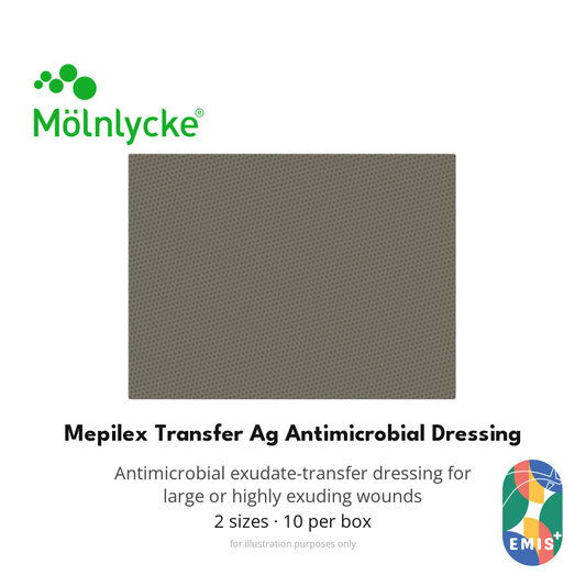 Mepilex Transfer Ag Antimicrobial Dressing
