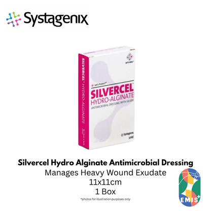 3M Systagenix Silvercel Hydro-Alginate Dressing 11x11cm — product image 3, EMIS+ Singapore medical supplies