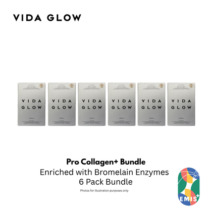 Vida Glow Pro Collagen Plus Bundle with Free SGD9 Voucher Pack — Vitamins & Supplements available at EMIS+ Singapore (emis.asia)