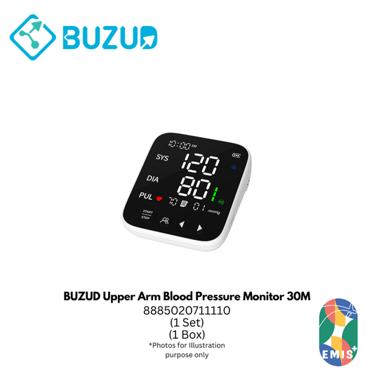 BUZUD Upper Arm Blood Pressure Monitor 30M