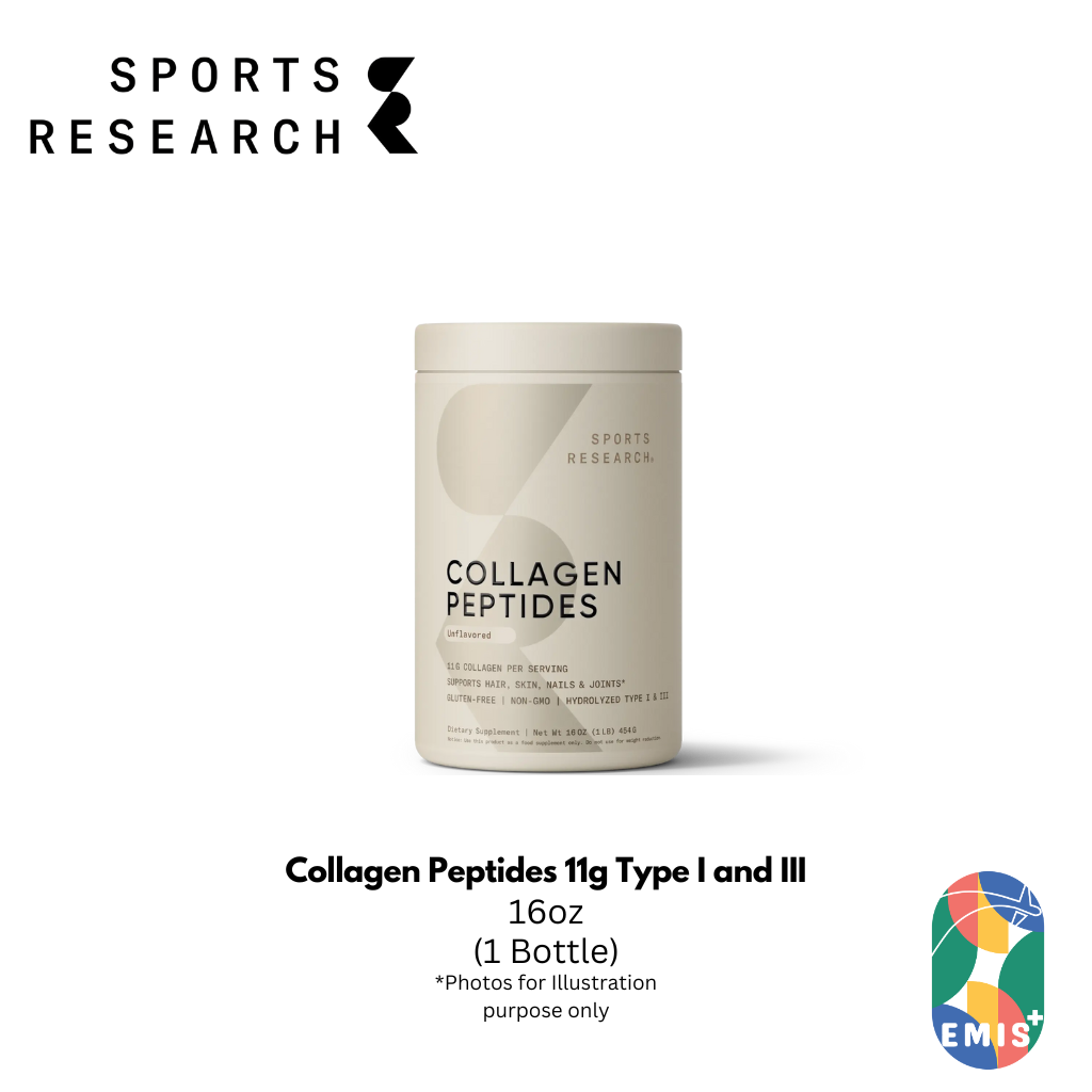 Collagen Peptides 11g Type I and III by Sports Research