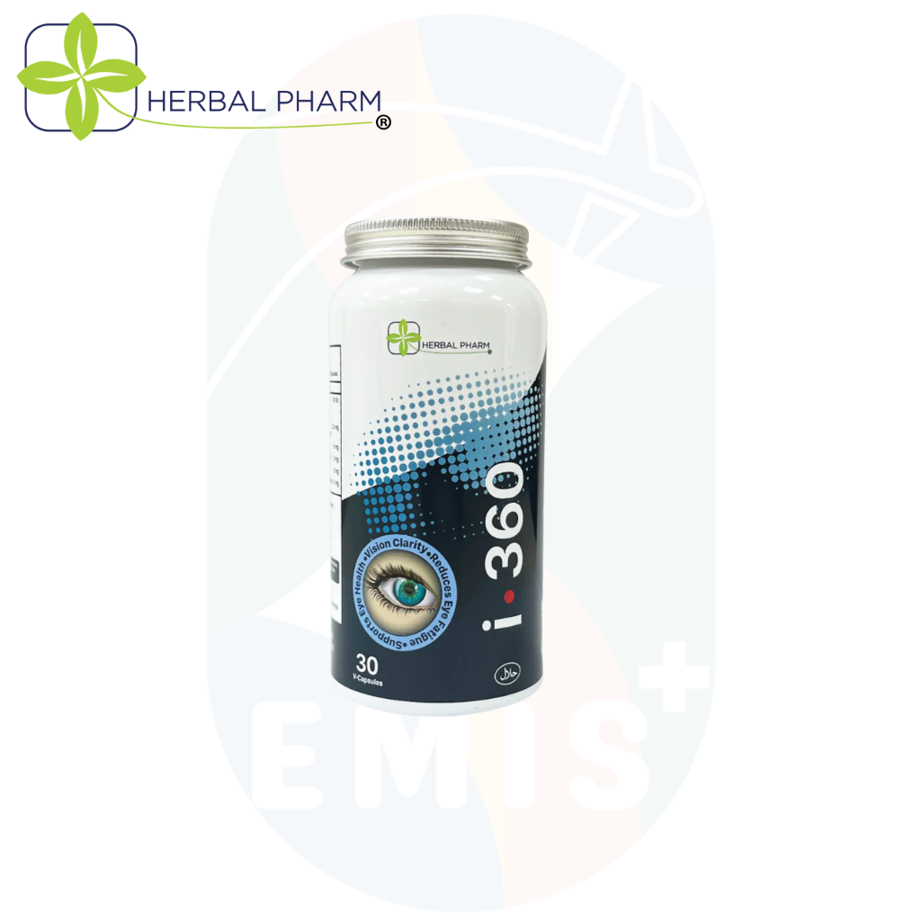 Herbal Pharm i 360 Eye Health Supplement with Lutein and Zeaxanthin 30 V Capsules