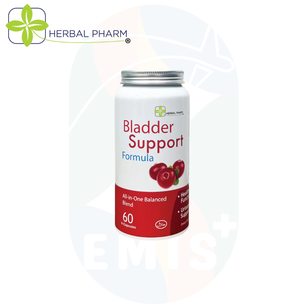 Herbal Pharm Bladder Support 60 V Capsules Urinary Tract and Bladder Health Supplement