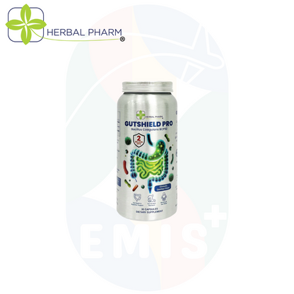 Herbal Pharm GutShield Pro Probiotic Supplement with Bacillus Coagulans BCP92 for Digestive and Immune Health 30 Capsules