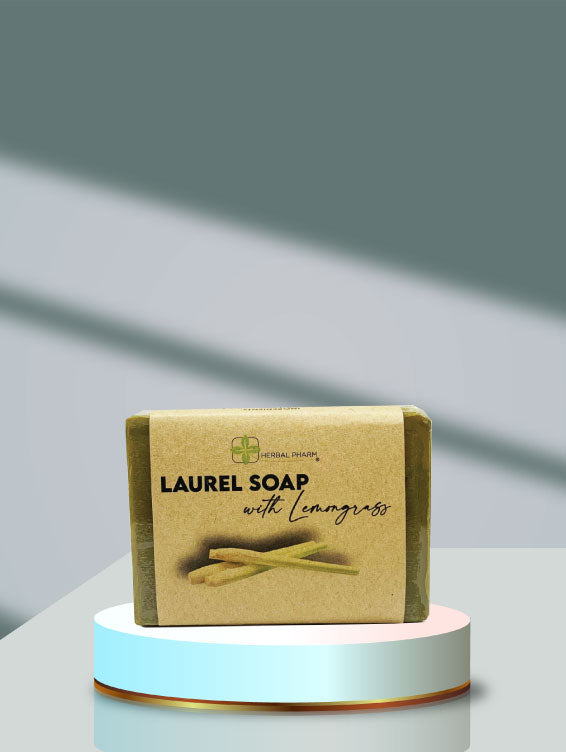 Herbal Pharm Aleppo Laurel Soap with Lemongrass 125g - Herbal Pharm Singapore
