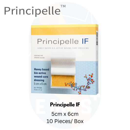 Principelle If Medical Grade Honey Based Bio Active Wound Care Formulation 5cm x 6cm Box of 10