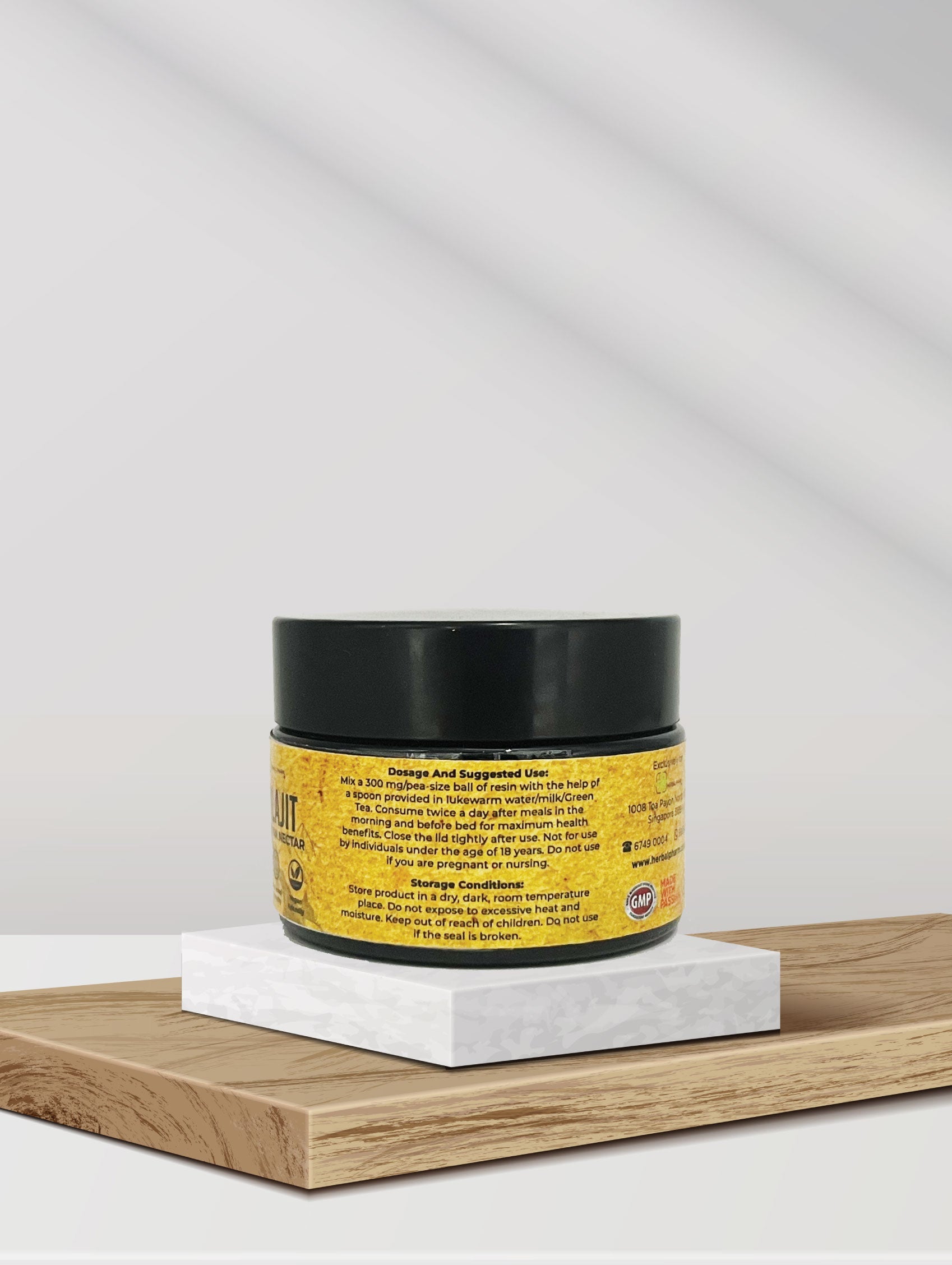 Herbal Pharm Pure Himalayan Shilajit Resin: Power & Vitality (30g)