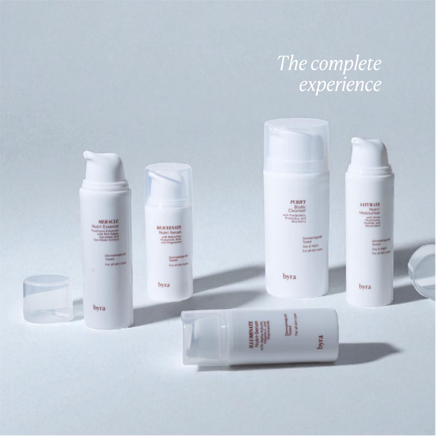Byra Complete Skin Transformation Set for Cleansing Brightening and Skin Renewal