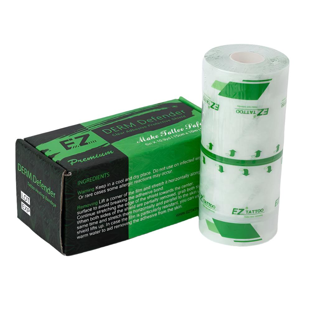 Derm Defender Tattoo Adhesive Protective Shield - Premium