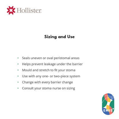 Hollister Adapt Convex Oval Barrier Rings, Box of 10 — EMIS+ Singapore