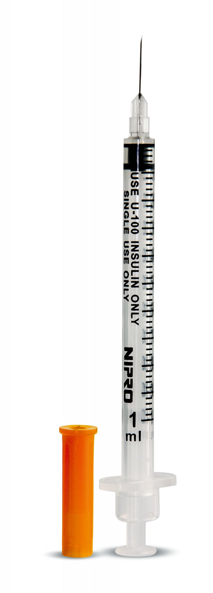 Nipro Insulin Syringe – U-100, Fixed Needle, Sterile (0.3ml / 0.5ml / 1ml) – Nipro medical device available at EMIS+ Singapore