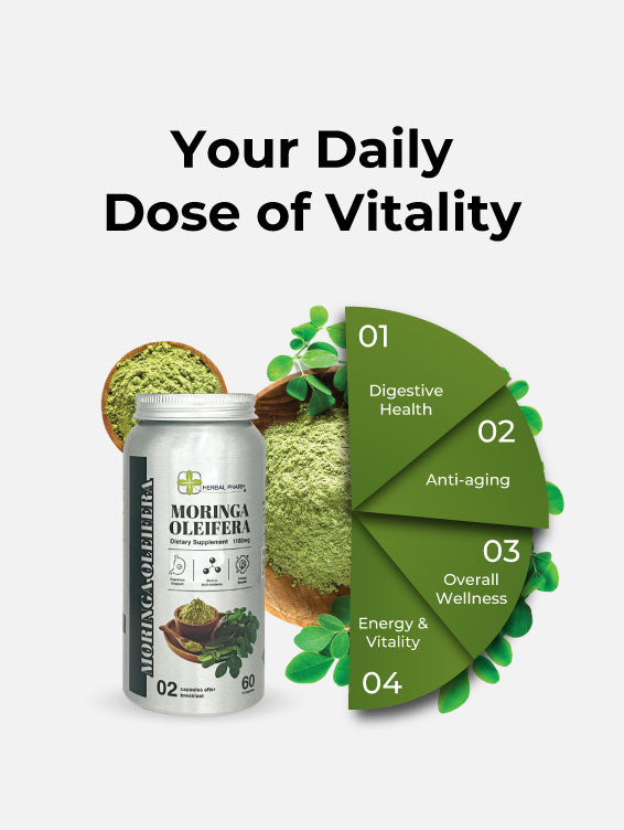Herbal Pharm Moringa Oleifera 60 V-Capsules - Herbal Pharm Singapore