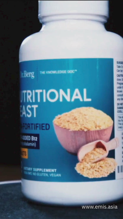 Dr. Berg Nutritional Yeast Tablets - Boost Energy & Keto Adaptation (270 Tablets)